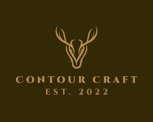 Wild Deer Horns logo design