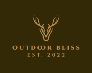 Wild Deer Horns logo design