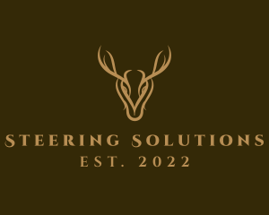 Wild Deer Horns logo design