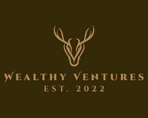Wild Deer Horns logo design