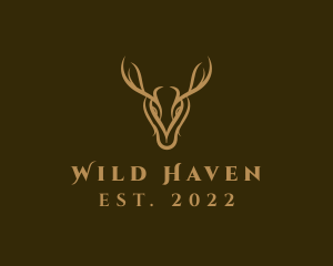 Wild Deer Horns logo design