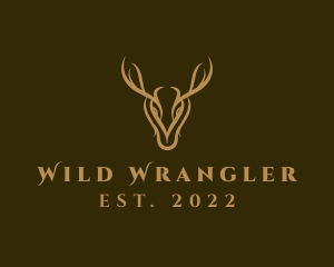 Wild Deer Horns logo design