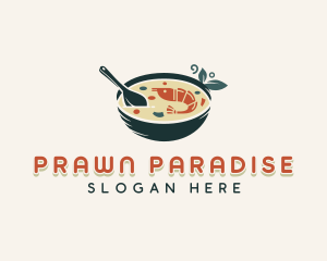 Culinary Prawn Soup logo design