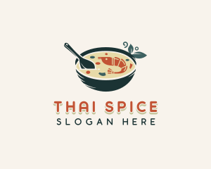 Culinary Prawn Soup logo design