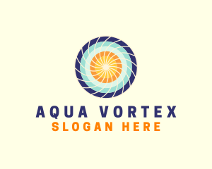 Summer Tropical Vortex logo design