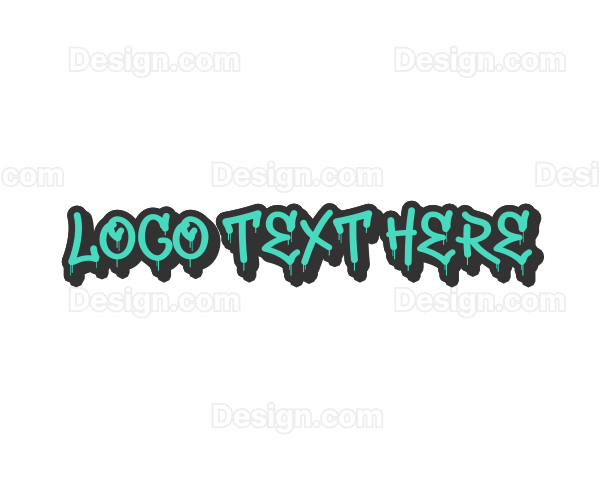 Spray Paint Wordmark Logo