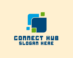 Digital Networking Squares logo