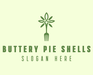 Vegan Fork Restaurant logo design