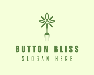 Vegan Fork Restaurant logo design