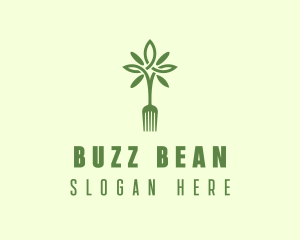 Vegan Fork Restaurant logo design