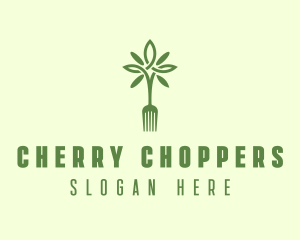 Vegan Fork Restaurant logo design