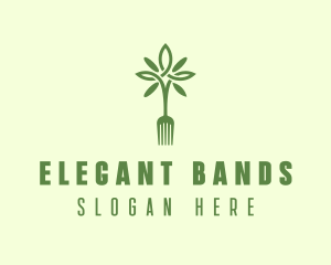 Vegan Fork Restaurant logo design