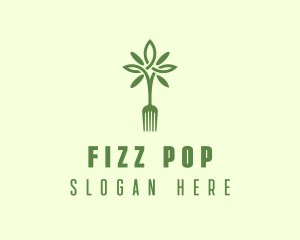 Vegan Fork Restaurant logo design