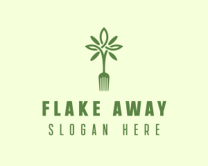 Vegan Fork Restaurant logo design