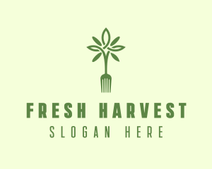 Vegan Fork Restaurant logo design