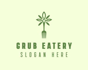 Vegan Fork Restaurant logo design