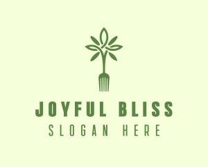 Vegan Fork Restaurant logo design