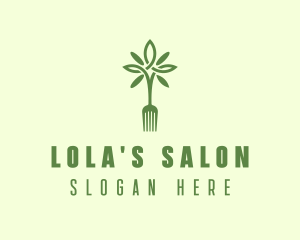 Vegan Fork Restaurant logo design