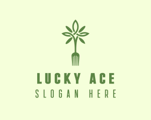 Vegan Fork Restaurant logo design