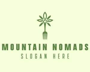 Vegan Fork Restaurant logo design