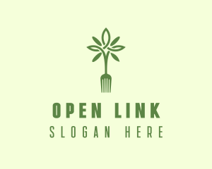 Vegan Fork Restaurant logo design