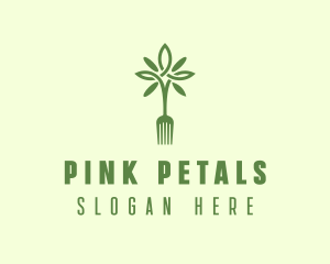 Vegan Fork Restaurant logo design