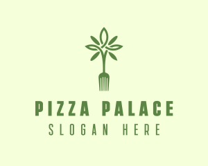 Vegan Fork Restaurant logo design