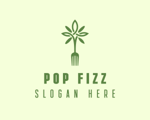 Vegan Fork Restaurant logo design