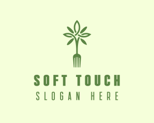 Vegan Fork Restaurant logo design