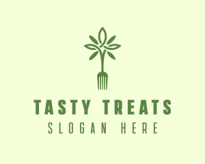 Vegan Fork Restaurant logo design