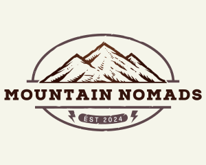 Mountain Climbing Peak logo design