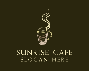 Hot Cup Cafe logo design