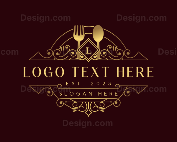 Luxury Dining Restaurant Logo