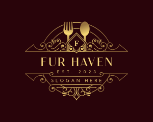 Luxury Dining Restaurant logo design