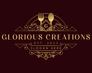 Luxury Dining Restaurant logo design