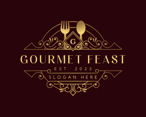 Luxury Dining Restaurant logo design