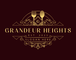 Luxury Dining Restaurant logo design