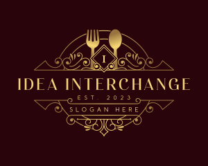 Luxury Dining Restaurant logo design