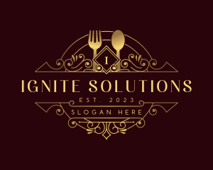 Luxury Dining Restaurant logo design