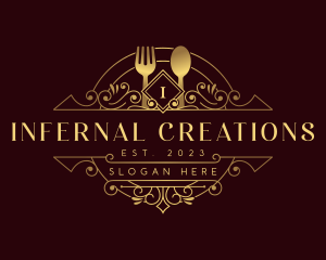 Luxury Dining Restaurant logo design