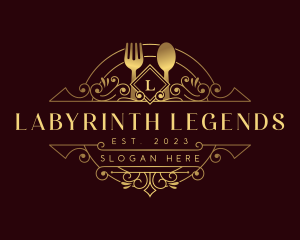 Luxury Dining Restaurant logo design