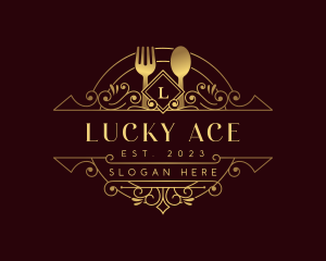 Luxury Dining Restaurant logo design