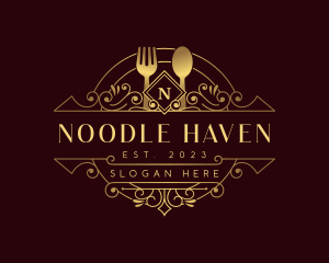 Luxury Dining Restaurant logo design