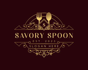 Luxury Dining Restaurant logo design