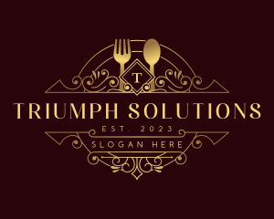 Luxury Dining Restaurant logo design