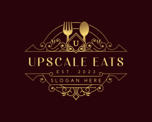 Luxury Dining Restaurant logo design