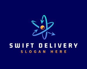 Delivery Shipping Logistics logo design