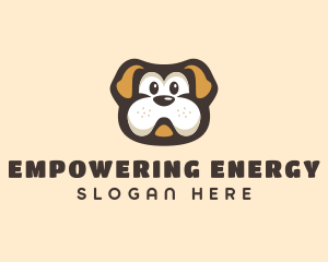 Bulldog Dog Cartoon logo design