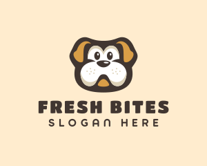 Bulldog Dog Cartoon logo design