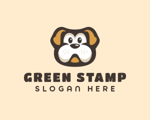 Bulldog Dog Cartoon logo design